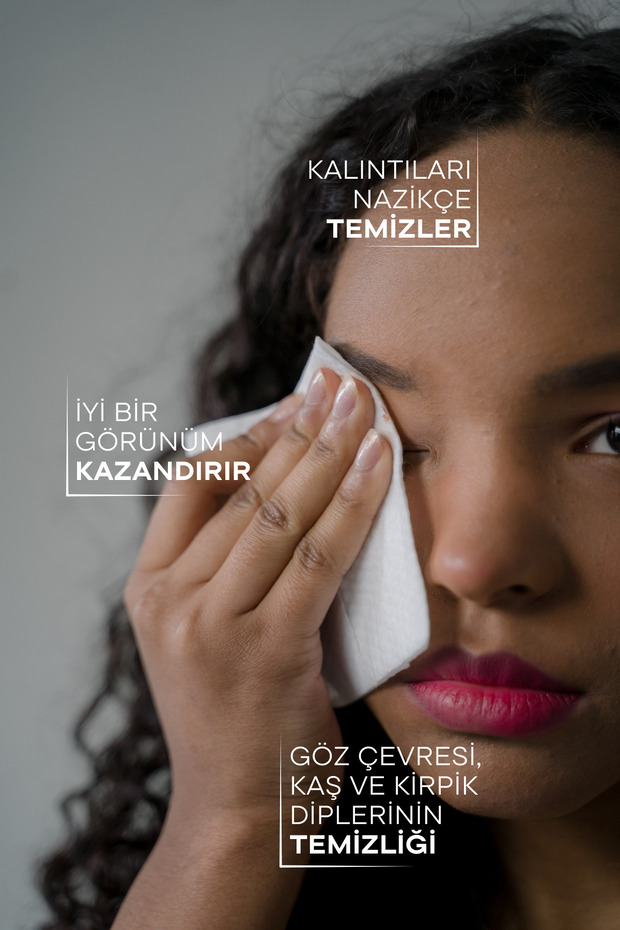 Göz Çevresi Mendili 24'lü Göz Ve Makyaj Temizleme(ÇAY AĞACI YAĞI / TEA TREE OIL) - 3