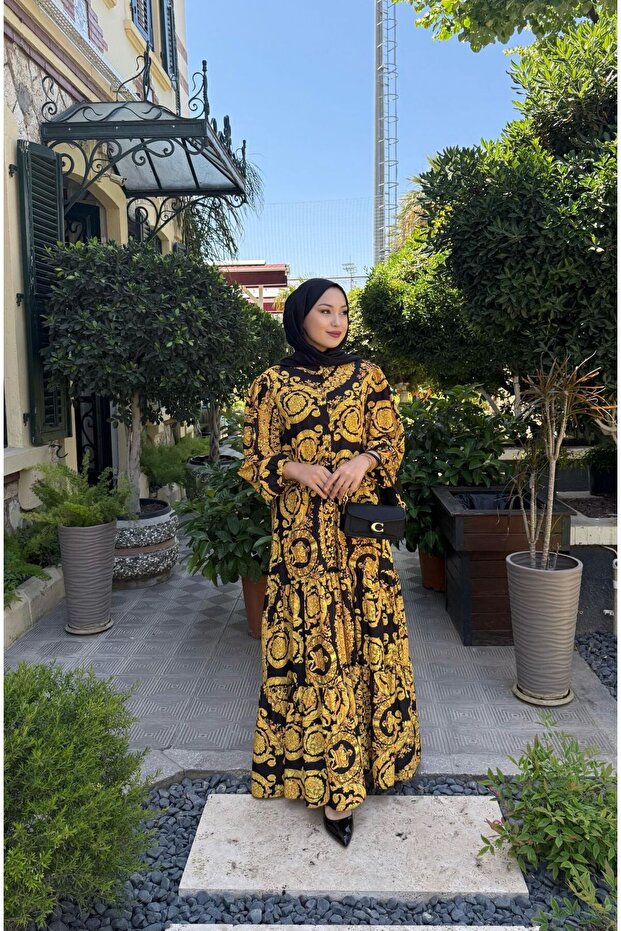 Tesettür Elbise | Leyal | EMS - 3