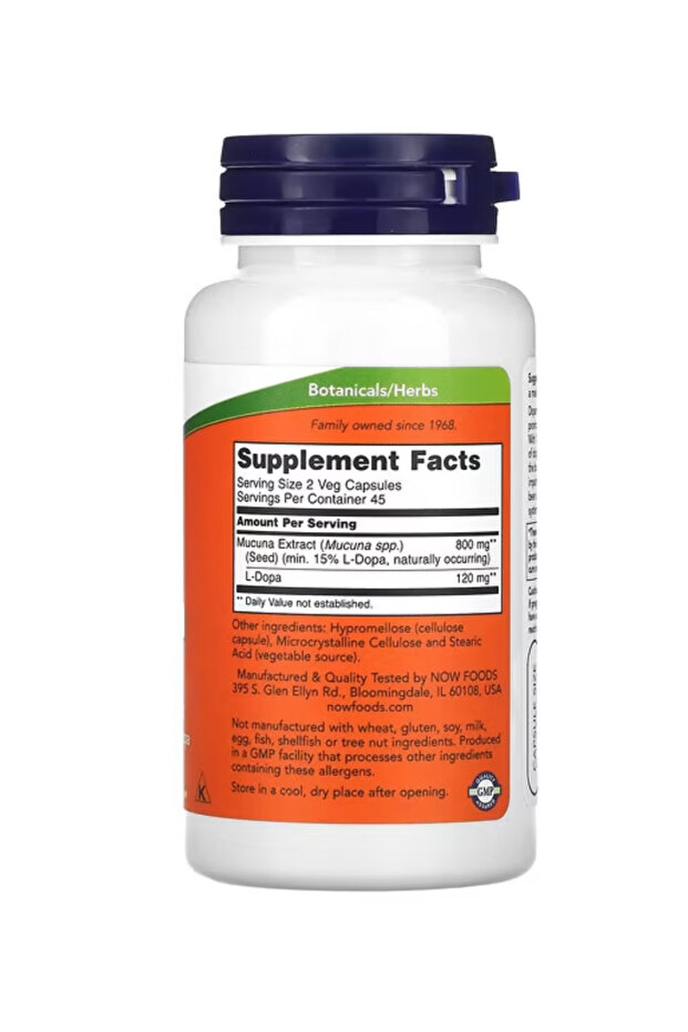 Dopa Macuna 90 Veg Capsules - 2