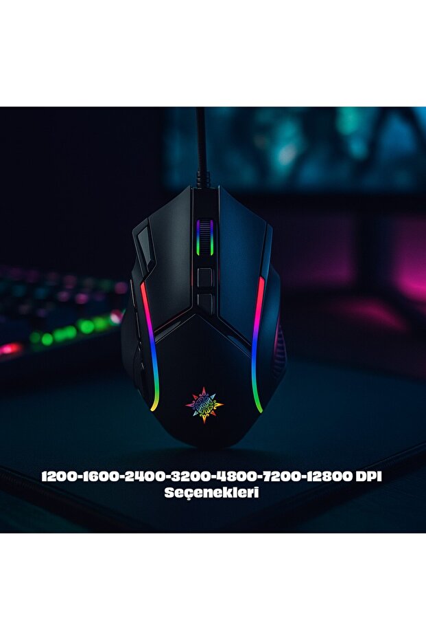 IMG-351 Empusa RGB Led 12800 Dpi 12 Tuş Makrolu Programlanabilir Gaming Mouse - 3