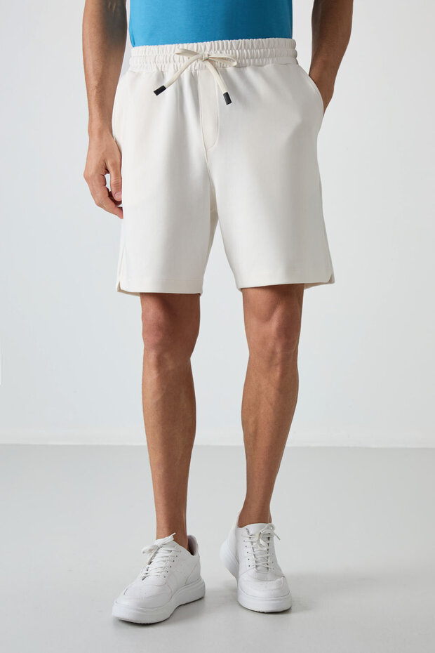 Comfort Fit Basic 3lü Paket Açık Çağla-Parlament-Ekru Erkek Şort - 81274 - 4