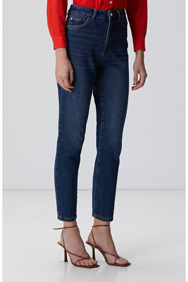 Indigo Denim Pantolon - 3