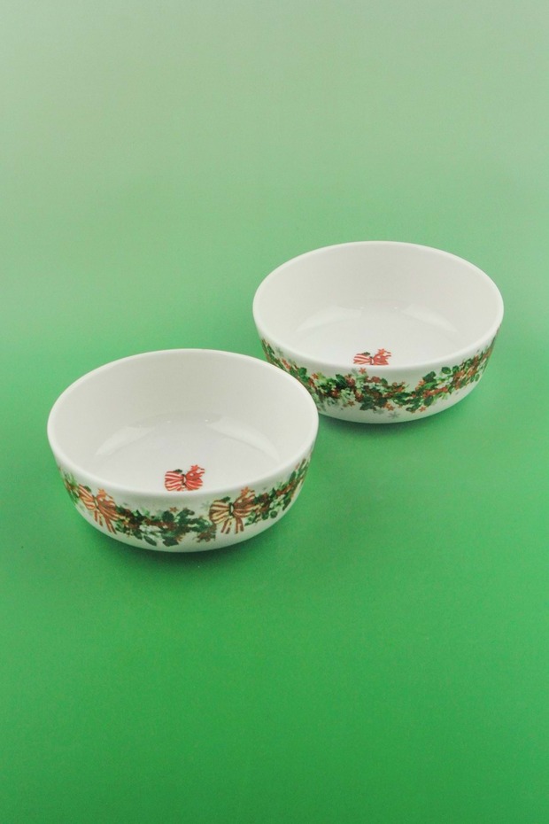 Ornaments Two Porcelain Bowls