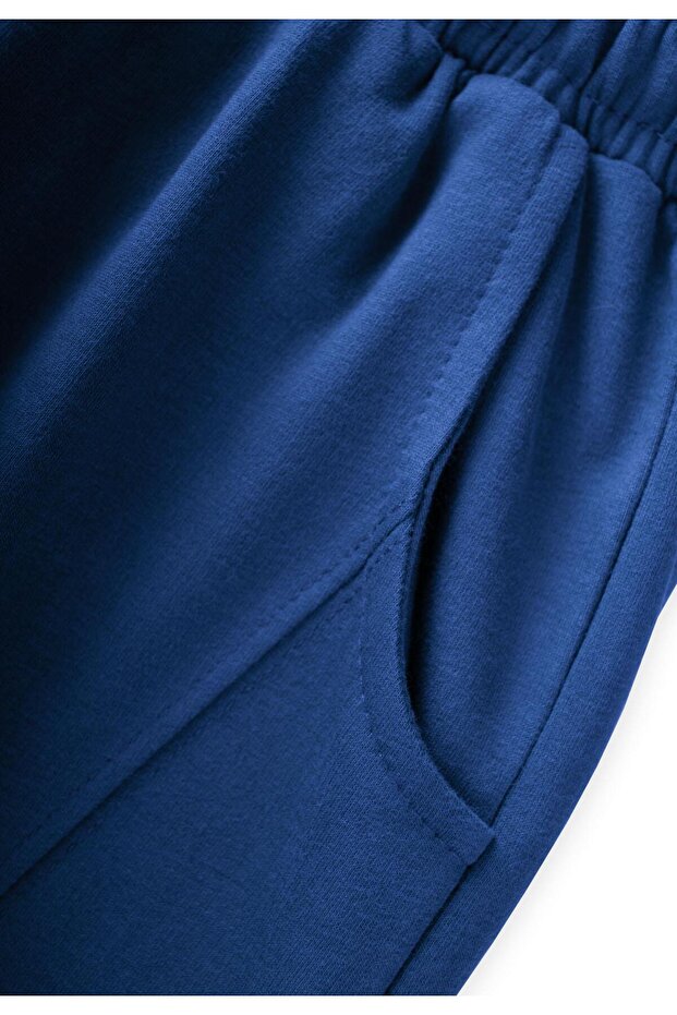 Paçalı Eşofman 2-8 Yaş Mavi - 3