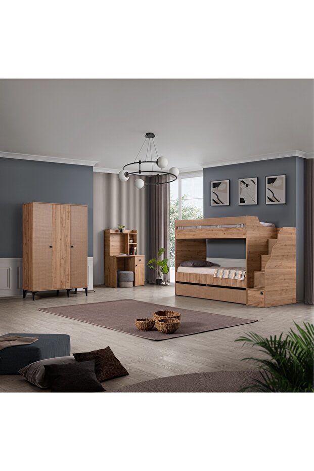 RUSTİK 3LÜ COMPLEX RANZA SET - 1