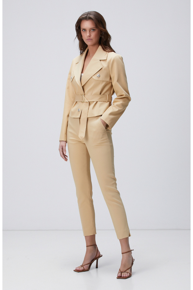 Bej Trench Coat - 3
