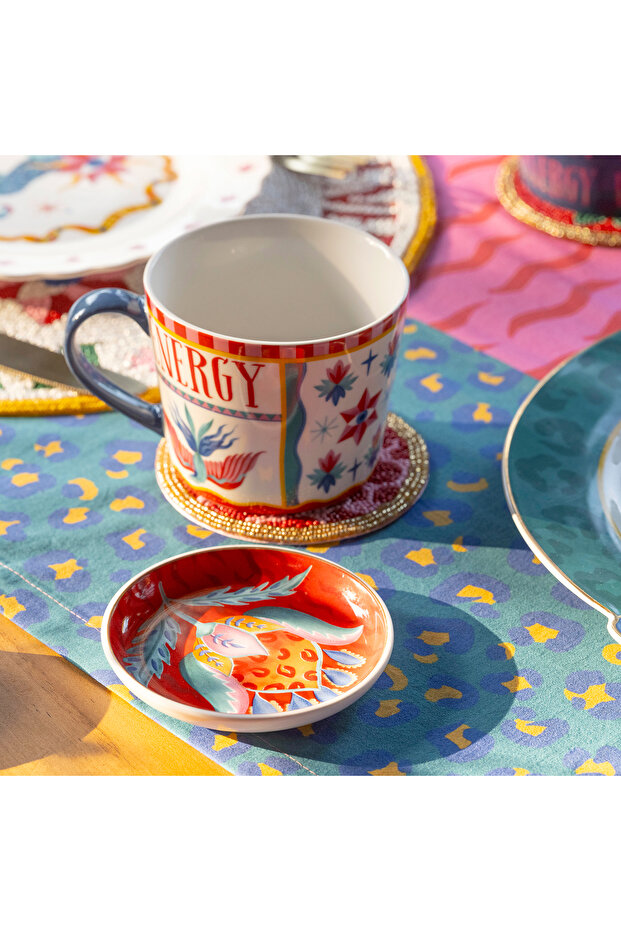 Luohu Porselen Kupa 360 Ml Renkli - 2