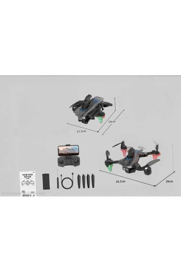 Katlanabilir 4K Kamera Drone | WiFi FPV, 360° Takla, Işık Sensörü C19S - 5