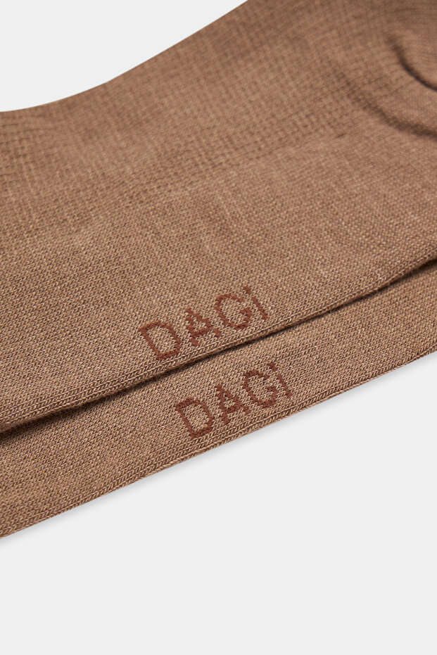 Bej Bambu Patik Erkek Çorap - 2