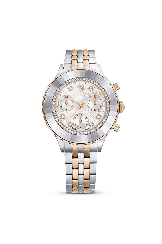 5672937 Swarovski Wristwatch Octea Chrono: Mb Sil//Sts Pro