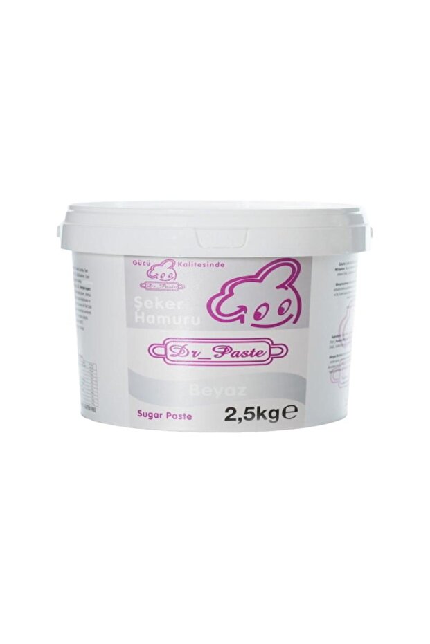 Dr Paste Şeker Hamuru 2,5 kg - Beyaz - 1