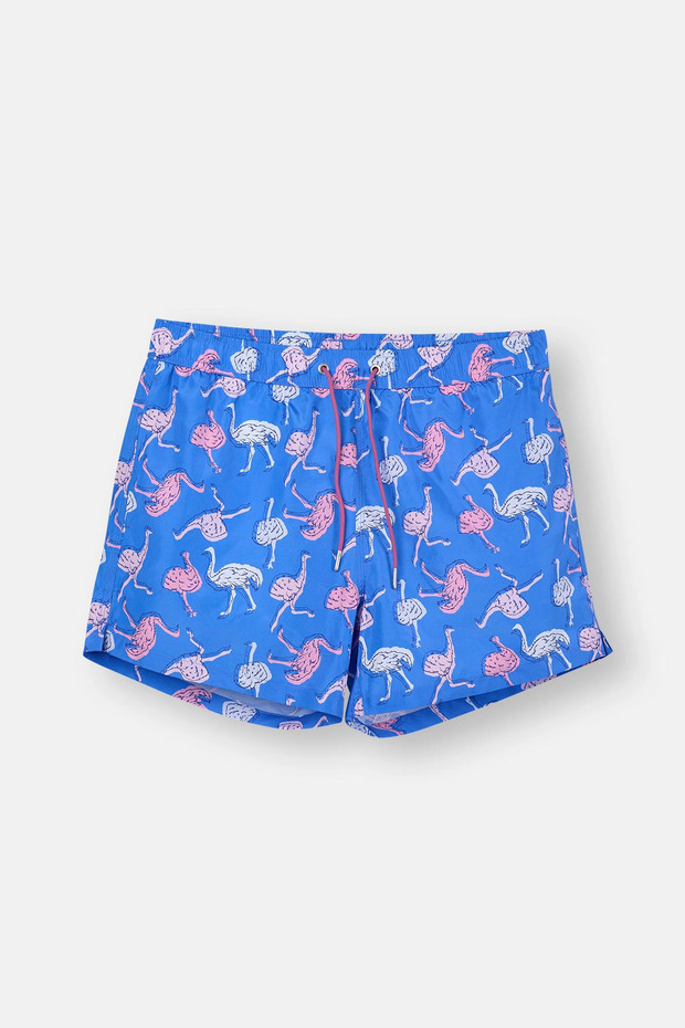 Multicolor Normal Bel Kısa Şort - 1