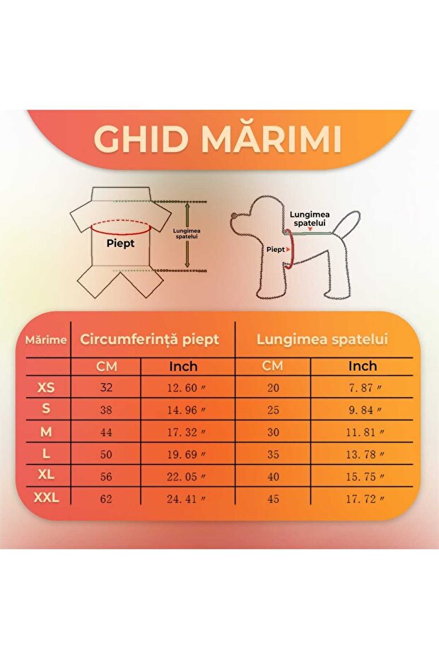Haină pentru câini, tip hanorac pentru animale de companie, model Carrot - mărimea M, 44x30 cm - 4