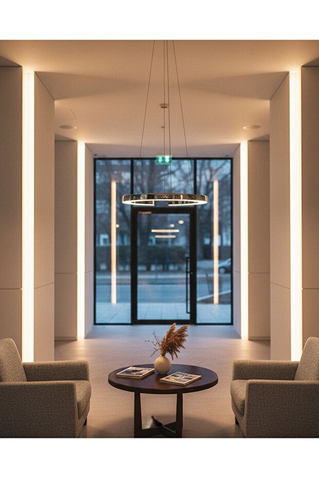 5621-1a,02 Tekli Ring Sarkıt Avizekrom - 7