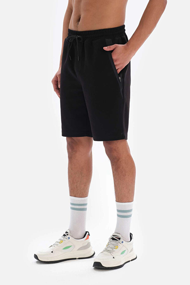 Siyah Active Erkek Spor Şort - 5