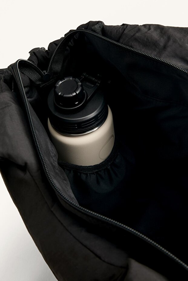 Kapitone shopper çanta - 6