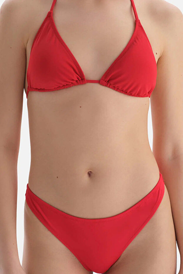 Kırmızı String Bikini Alt - 4