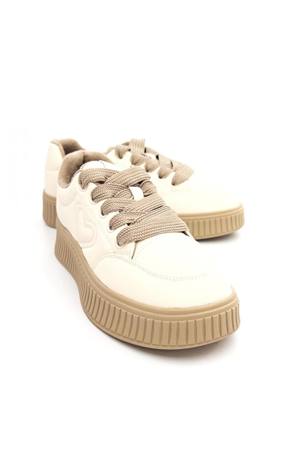 25K419 Women's Genuine Leather Sneaker Shoes with Fleece Inside