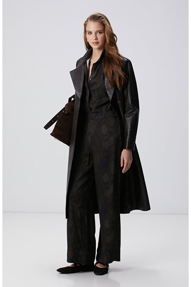 Haki Desenli Pantolon - 1