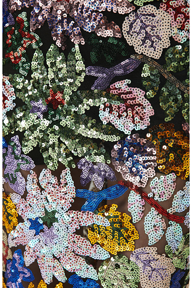 Renkli Midi Kalem Etek - 4