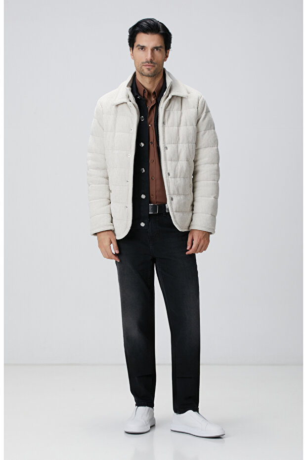 Antrasit Denim Pantolon - 1