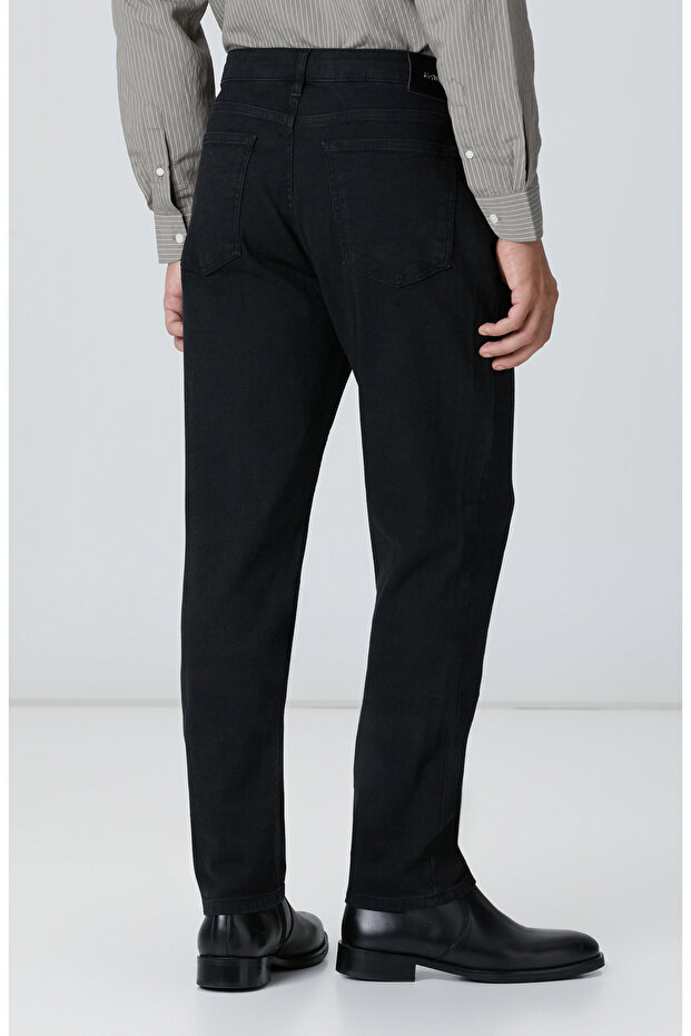 Siyah Denim Pantolon - 3