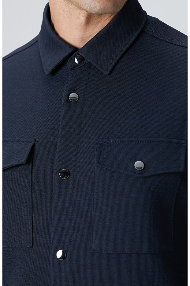 Lacivert Dış Gömlek - 6