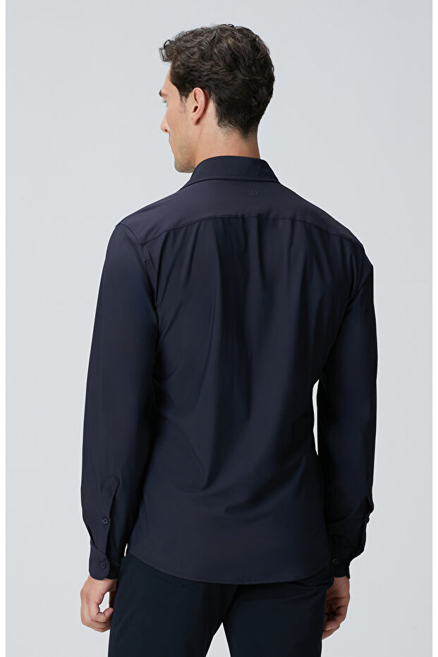 Lacivert Gömlek - 5