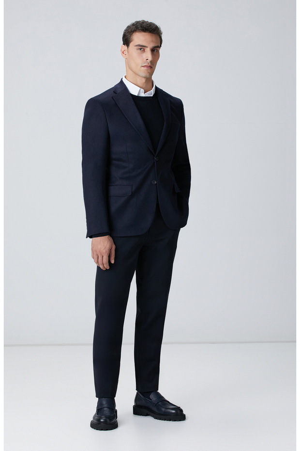 Limited Lacivert Kaşmir Ceket - 3