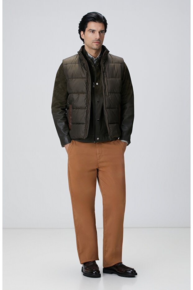 Haki Casual Yelek - 3