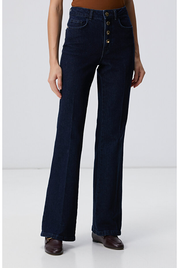 Indigo Denim Pantolon - 2