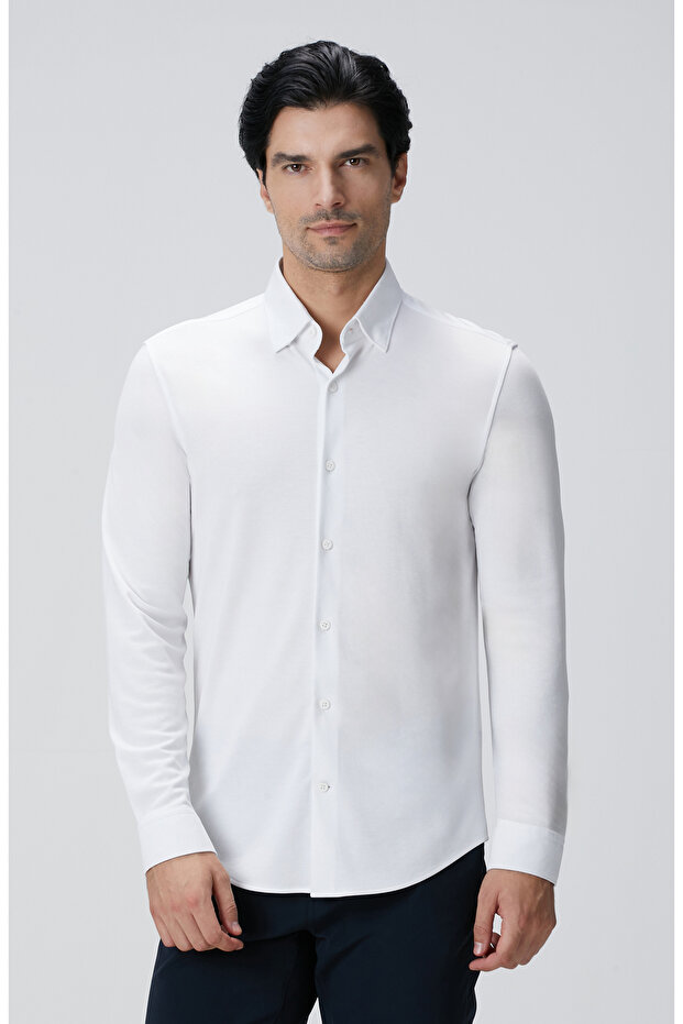 N-Tech Beyaz Gömlek - 1