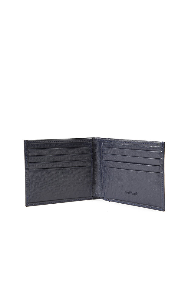 Lacivert Erkek Deri Cüzdan - 4
