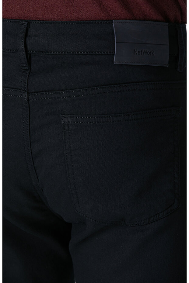 Siyah Casual Pantolon - 5