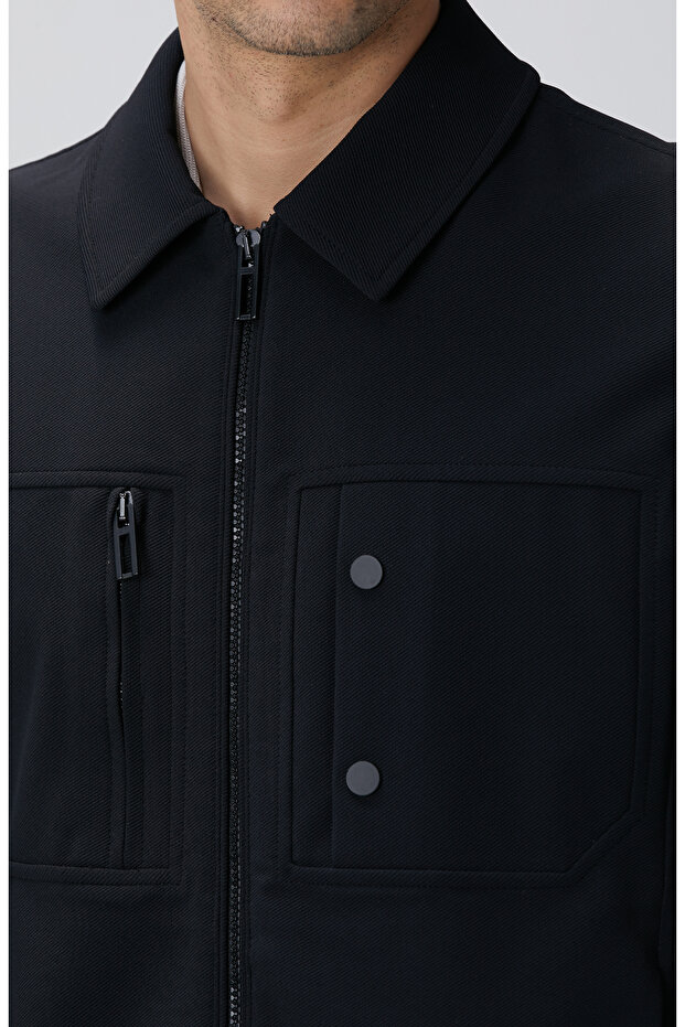 N-Tech Siyah Dış Gömlek - 7