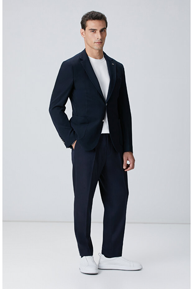 Kırık Beyaz Basic Triko Kazak - 3