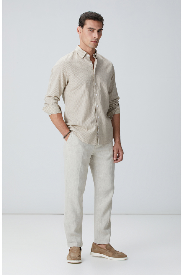 Vizon Keten Gömlek - 3