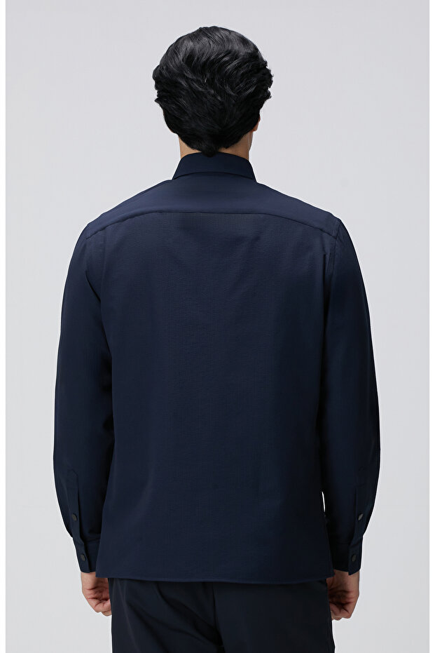 N-Tech Lacivert Gömlek - 5