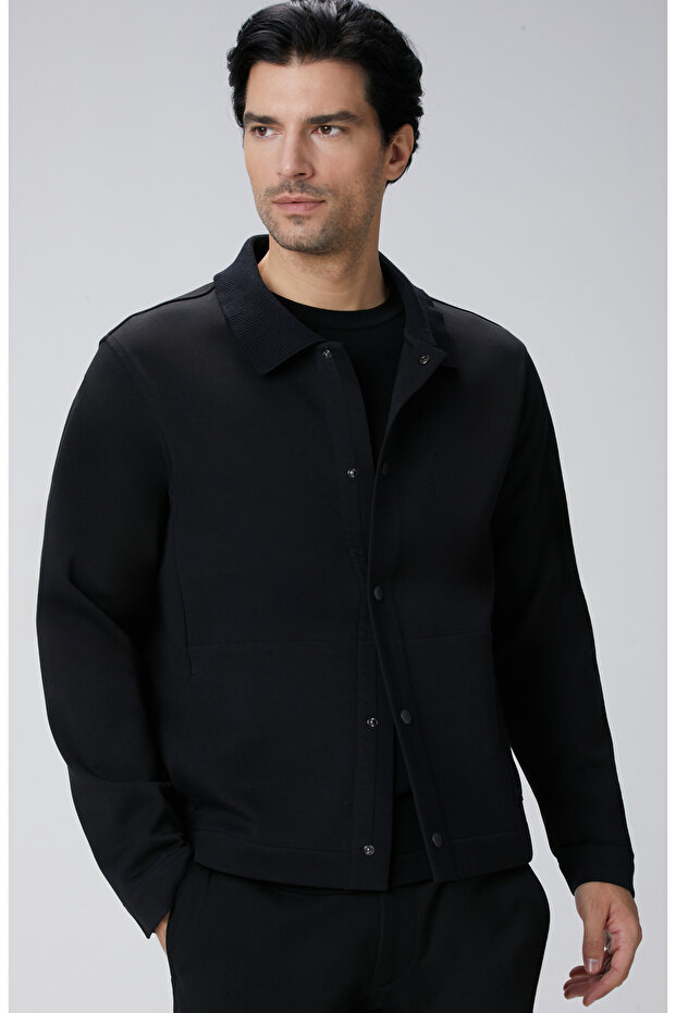 Siyah Dış Gömlek - 4