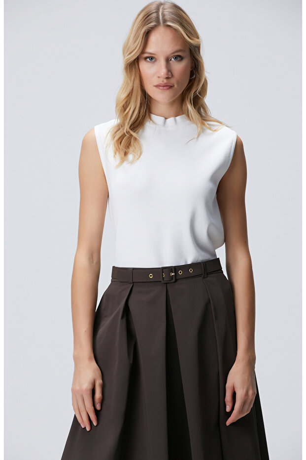 Kırık Beyaz Kazak - 4