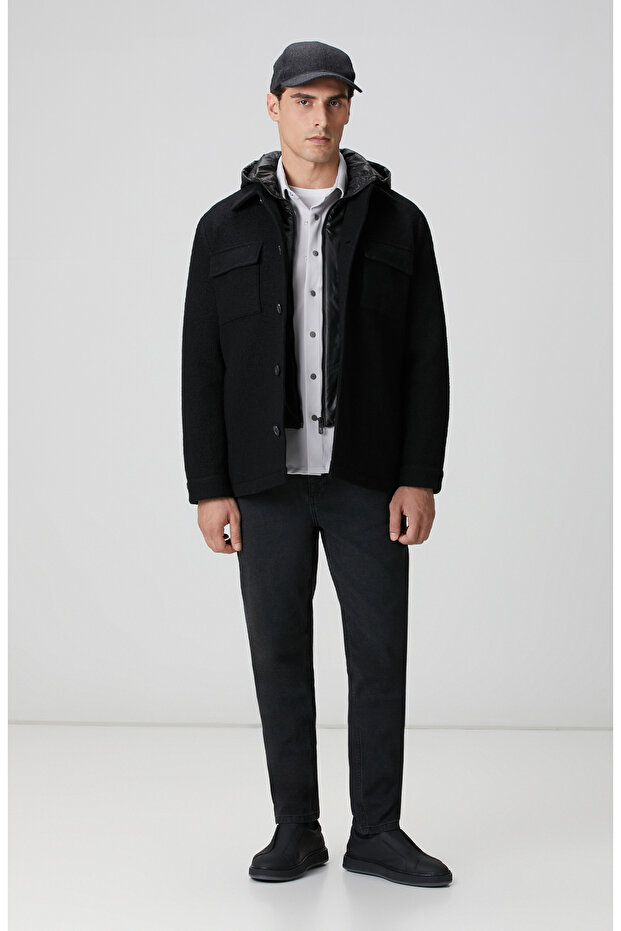 Antrasit Denim Pantolon - 1