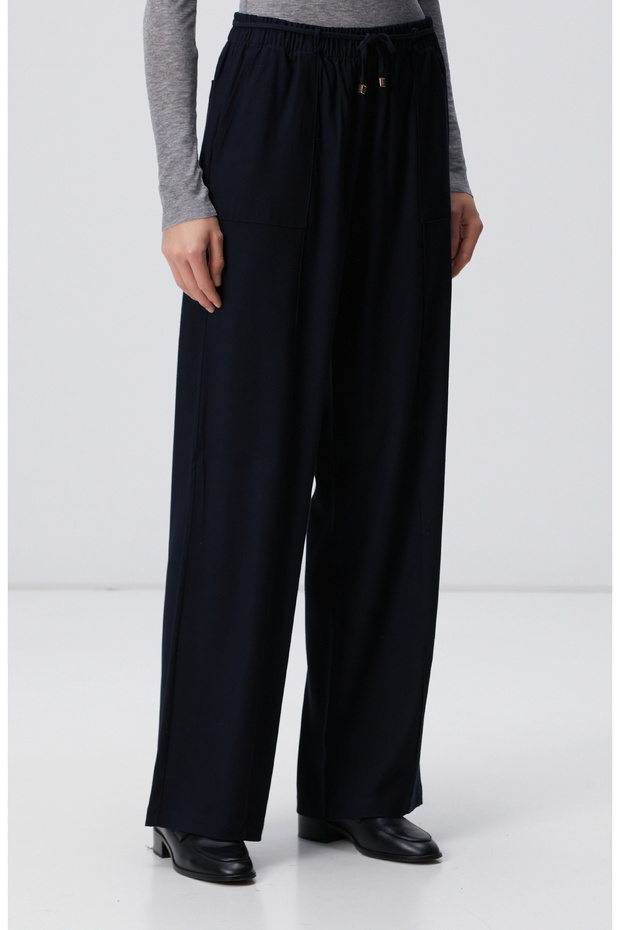 Lacivert Pantolon - 4