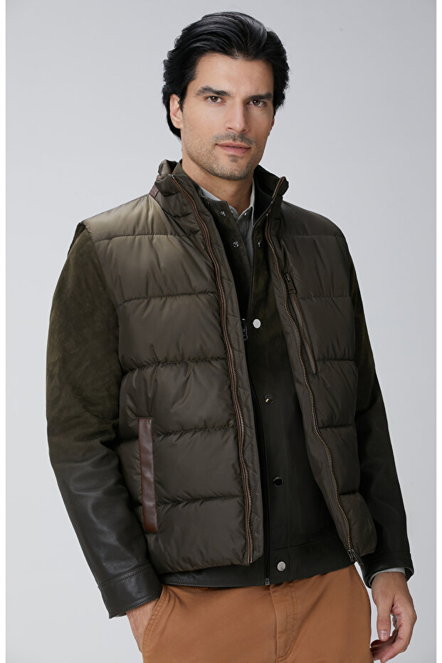 Haki Casual Yelek - 4