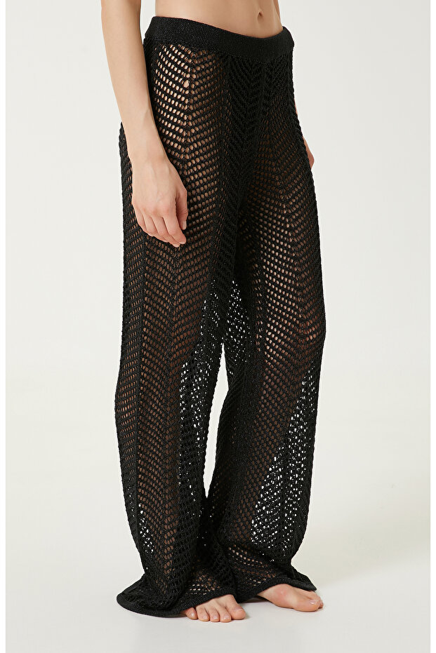 Siyah Plaj Pantolonu - 3