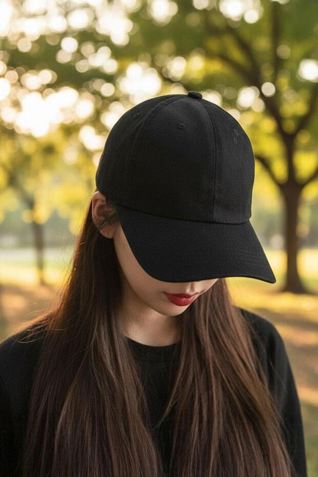 قبعة سوداء عادية - 1