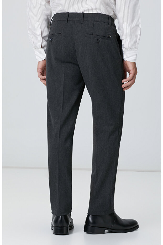 Antrasit Dokuma Pantolon - 3