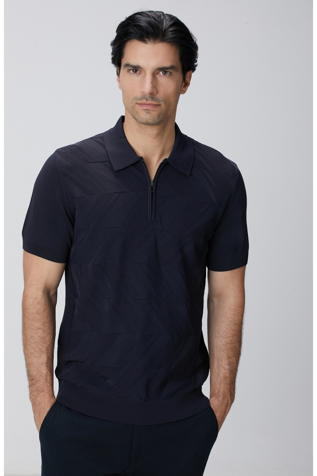 Lacivert Triko Kazak - 2