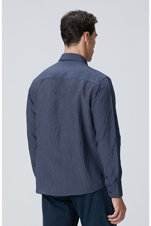 Lacivert Gömlek - 5