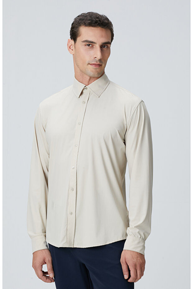 Bej Gömlek - 4