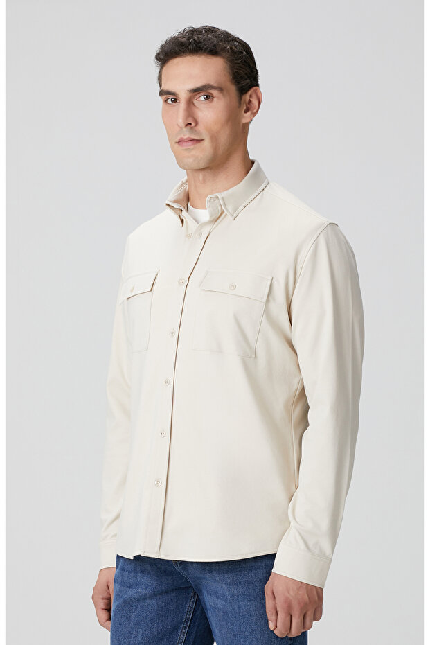 Bej Gömlek - 4